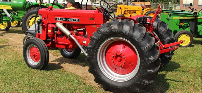 Red John Deere 430 tractor