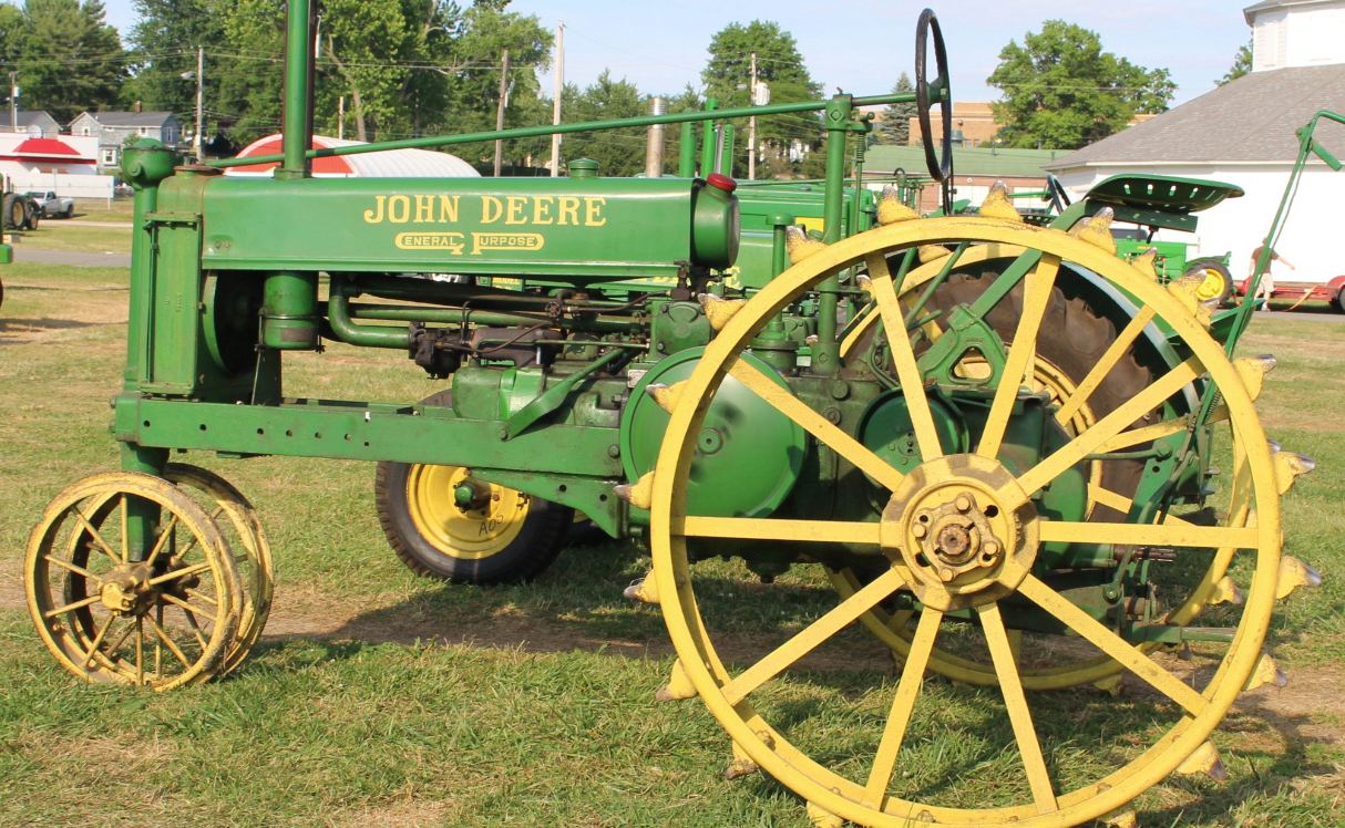 John Deere General Purpose tractor on steel wheels