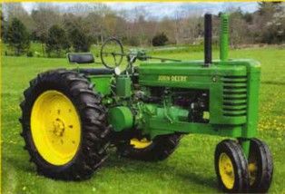 Cover photo: John Deere Model G tractor on a grassy field