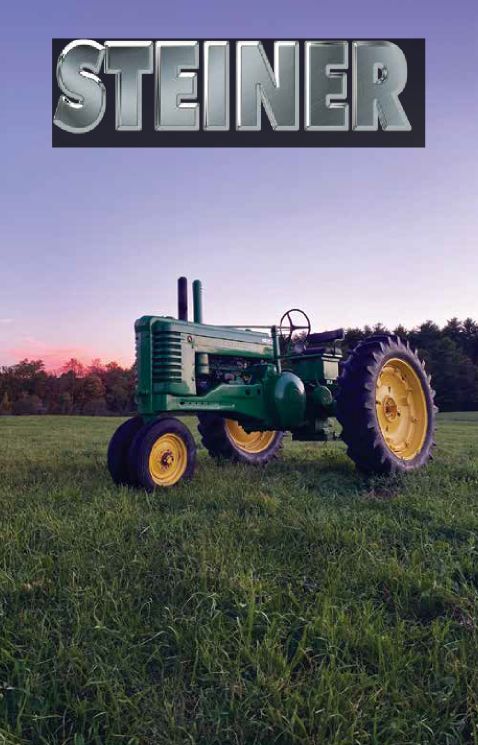 Advertisement: Steiner, new parts for old tractors. Restore your classic Allis Chalmers, Case, Co-Op / Cockshutt, Ford, International / Farmall, John Deere, Massey Ferguson / Massey Harris, Avery / Minneapolis Moline, Oliver / White. 800-234-3280, www.SteinerTractor.com. Stop by for a free 2026 catalog: 1660 S M 13, Lennon, Michigan 48449-9325. Open Monday to Friday 8 a.m. to 5 p.m. and Saturday 8 a.m. to 12 p.m.